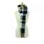Hy Equestrian Ladies Supersoft Tartan Scarf - Black/White/Grey